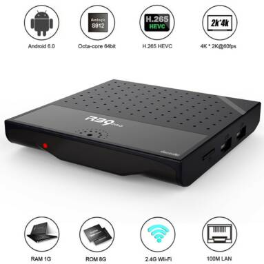 23% OFF Docooler R39 Pro Android 6.0 4K Octa Core 64bit TV Box $38.99 w/ Free Shipping from TOMTOP Technology Co., Ltd