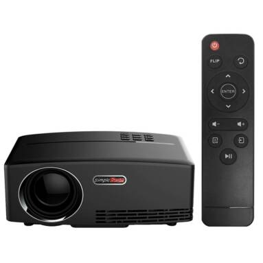 $5 OFF GP80 LED Projector 1080P 1800 Lumens,free shipping $64.99(Code:MD03758) from TOMTOP Technology Co., Ltd