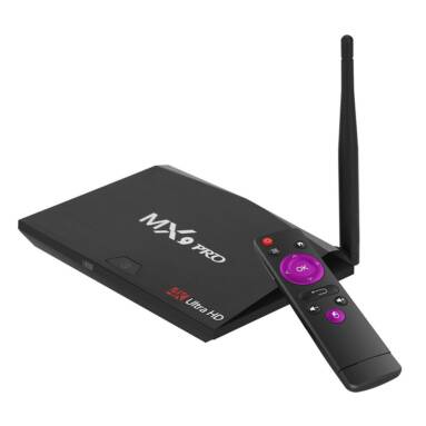 $8 OFF MX9 Pro Android 7.1 TV Box RK3328 2G + 16G Bluetooth 4.0,free shipping $39.99(Code:TTMX9) from TOMTOP Technology Co., Ltd