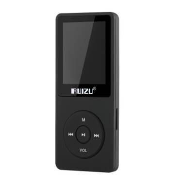 $4,50 Discount On RUIZU X02 8GB 1.8in HiFi MP3 MP4 Player! from Tomtop