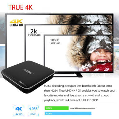 44% OFF MECOOL M8S PRO Plus Android 7.1 TV Box,limited offer $35.99 from TOMTOP Technology Co., Ltd