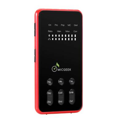 31% OFF MICGEEK Mi520 Portable Karaoke Mobile Sound Card,limited offer $62.99 from TOMTOP Technology Co., Ltd