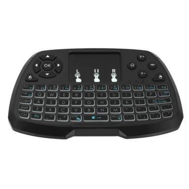 $3 OFF 4 Colors Backlit 2.4GHz Wireless QWERT Keyboard,free shipping $6.99(Code:TTA34) from TOMTOP Technology Co., Ltd