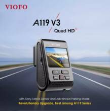€75 with coupon for VIOFO A119 V3 Latest Version 2560*1600P Car Dash Cam 140° Wide Viewing Angle DVR Camera with GPS from ALIEXPRESS