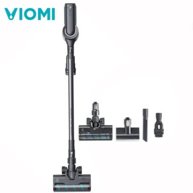 €117 with coupon for VIOMI A9 Cordless Handheld Vacuum Cleaner 120AW 23000Pa Strong Suction 400W Brushless DC Motor Removable Battery Removable Battery 60 Mins Runtime 4-Brush Heads LED Light EU Version from EU warehouse GEEKBUYING