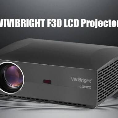 €179 with coupon for VIVIBRIGHT F30UP LCD Projector Home Entertainment Commercial – Black EU Plug with Android System from GEARBEST