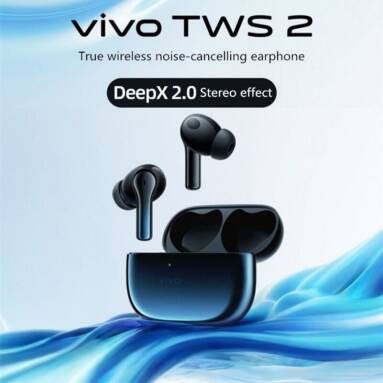 €83 with coupon for VIVO TWS 2 bluetooth V5.2 Wireless Earbuds 30H Long Battery 3 Mic Deep Noise Cancellation Low Latency Apt Adaptive Headsets from BANGGOOD