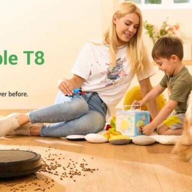 €125 with coupon for Vactidy T8 Robot Vacuum Cleaner, 2 in 1 Mopping Vacuum from EU warehouse GEEKBUYING