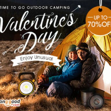 Unusual Valentine’s Day: Up To 70% OFF for Outdoor  from BANGGOOD TECHNOLOGY CO., LIMITED