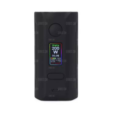$27 with coupon for VapeCige VTX200 TC Mod for E Cigarette  –  BLACK from GearBest