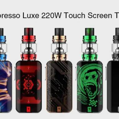 $74 with coupon for Vaporesso Luxe 220W Touch Screen TC Kit  from GearBest