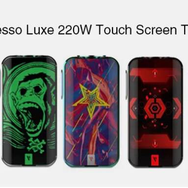 $56 with coupon for Vaporesso Luxe 220W Touch Screen TC Mod – BLACK from GearBest