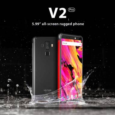 $249 with coupon for Vernee V2 Pro 4G Phablet – RED from GearBest