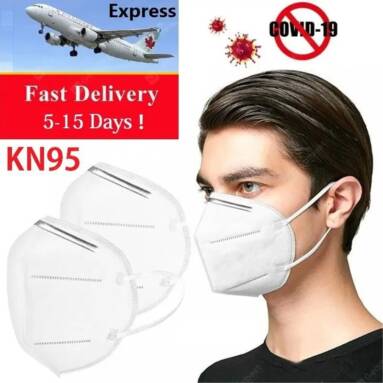 €35 with coupon for Pack of 20 KN95 FFP2 Ear Face Mask 4 Layers Masks 95% Filtering Effect Disposable Breathable from TOMTOP