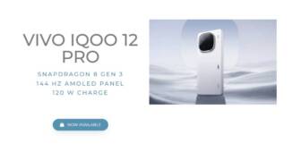 €694 with coupon for Vivo IQOO 12 Pro Smartphone 256GB from GSHOPPER