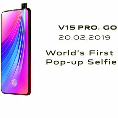 VIVO V15 Pro Poster Shows Pop-up 32MP Selfie Camera