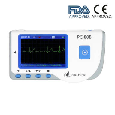 36% OFF Heal Force PC-80B Easy ECG Monitor,limited offer $83.99 from TOMTOP Technology Co., Ltd