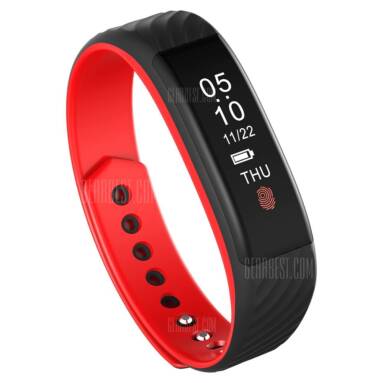 $13 with coupon for W810 Smartband Fitness Tracker Android iOS Compatible  –  RED from GearBest