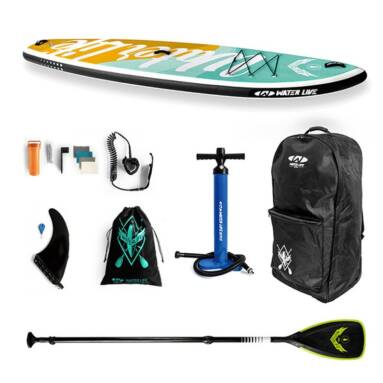 €248 with coupon for WATER LIVE Free Force 10.6x33x6inch Surfboard 15-18PSI Max Load 105kg Water Sports SUP Board Stand Up Paddle from EU CZ warehouse BANGGOOD