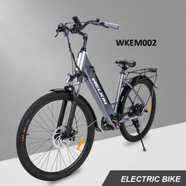 €856 with coupon for WELKIN WKEM002 36V 10.4AH 350W 27.5inch Electric Bicycle 7-Speed 40KM Mileage 120KG Payload Electric Bike from EU CZ warehouse BANGGOOD
