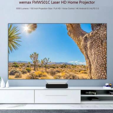 $1289 with coupon for WEMAX FMWS01C Laser HD Home Projector ( Xiaomi Ecosystem Product ) from GEARBEST