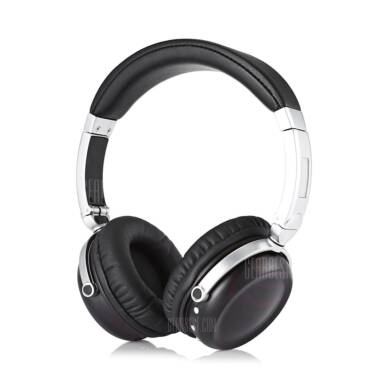 $67 with coupon WHP318 Wooden Bluetooth Stereo Headphones  –  SILVER AND BLACK from GearBest