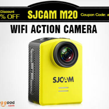 8% OFF for Original SJCAM WiFi Action Camera Car Sport DV Recorder from HongKong BangGood network Ltd.