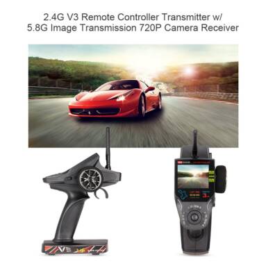 $63 with coupon for WL Tech 2.4G V3 Remote Controller Transmitter w/ 5.8G Image Transmission 720P Camera Receiver Kit from TOMTOP