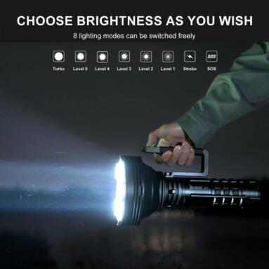 €545 with coupon for WUBEN A1 Rechargeable Flashlight from BANGGOOD