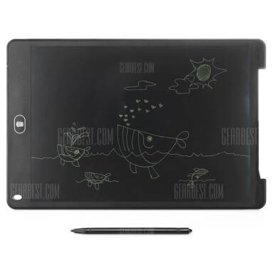 $12 with coupon for WUXING LZS120 LCD 12 inch Digital Graphic Tablet  –  12 INCH  BLACK from GearBest