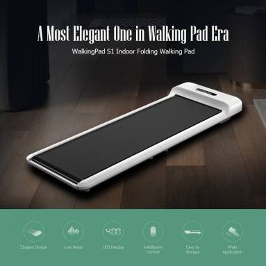 €386 with coupon for WalkingPad S1 Indoor Folding Walking Pad Gym Running Fitness Equipment Intelligent APP Foot Step Control Treadmill from Xiaomi youpin from GEEKBUYING