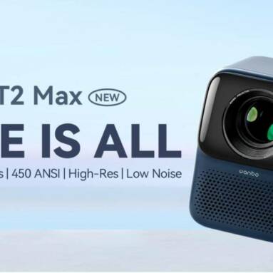 €139 with coupon for Wanbo T2 Max NEW LCD Projector from EU warehouse GEEKBUYING (free gift)