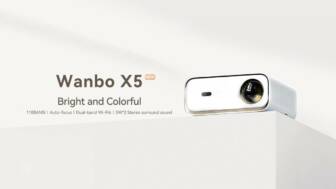 €206 with coupon for Wanbo X5 Projector from EU warehouse GEEKBUYING (free gift Wanbo 100 inches Anti-Light Projection Screen)