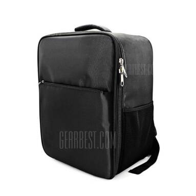 $21 with coupon for Waterproof Nylon Backpack  –  BLACK from Gearbest