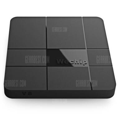 $39 with coupon for Wechip V8 TV Box  –  2GB RAM + 16GB ROM  EU PLUG from GearBest
