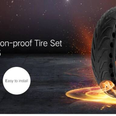 $33 with coupon for Wheel Hub / Explosion-proof Tire Set from GearBest