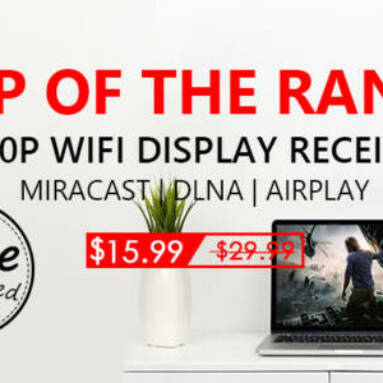 MiraScreen G2 WiFi Display HDMI Dongle Miracast DLNA AirPlay 1080P $15.99 Free Shipping from Zapals