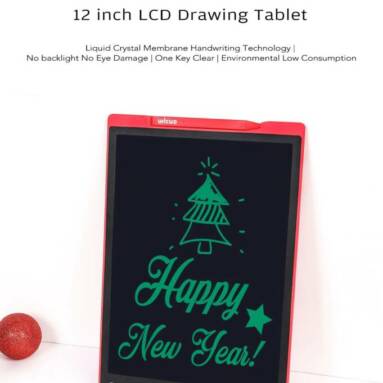 €20 with coupon for Wicue 12 inch LCD Drawing Tablet from Xiaomi youpin – RED from GearBest