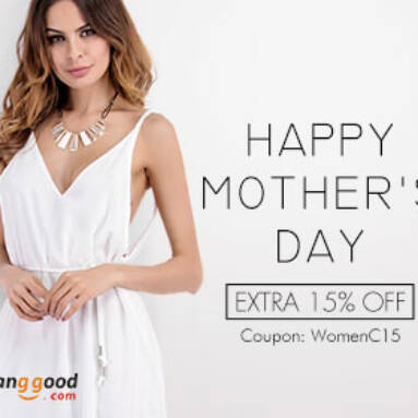 15% OFF for Women’s Clothing from BANGGOOD TECHNOLOGY CO., LIMITED