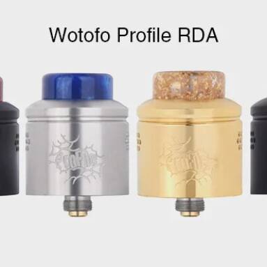 €17 with coupon for Wotofo Profile RDA – BLACK from GearBest