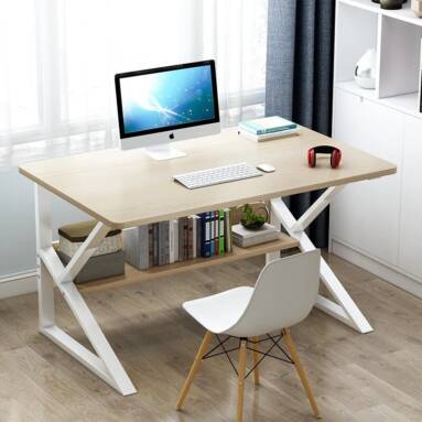€65 with coupon for Writing Table simple Modern Household Computer Desk Simple Students Writing Desk Bedroom Learning Desk for Home from EU CZ warehouse BANGGOOD