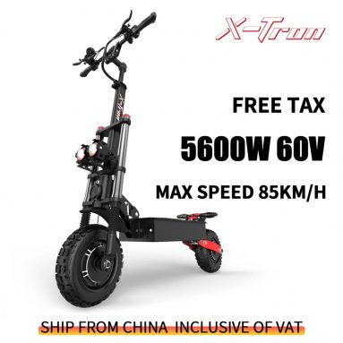 €1494 with coupon for X-Tron T88 11 Inch Foldable Electric Scooter – 2*2800W Motors & 60V 38.6Ah Lithium Battery Max Speed 85km/H from EU warehouse GEEKMAXI