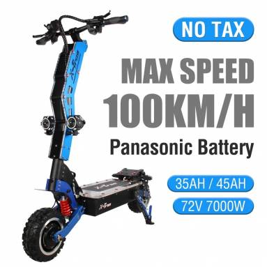 €2251 with coupon for X-Tron Viper11 45AH 72V 7000W Folding Electric Scooter 11 inch Tire 100km/h Top Speed 120km Mileage Range 150kg Max Load from EU CZ warehouse BANGGOOD