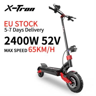 €897 with coupon for X-Tron X10 10 Inch 2400W 52V 23.4Ah Dual Motor Electric Scooter from EU CZ warehouse BANGGOOD