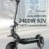 €805 with coupon for YUME YM-D5 52V 2400W Dual Motor 23.4Ah Folding Electric Scooter 65-70km/h Top Speed 80km Range Mileage 10inch Off-road Pneumatic Tire Max Load 200kg Scooter from EU ES warehouse BANGGOOD
