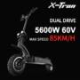 X-Tron X30 11 Inch 5600W 60V 28.8Ah Dual Motor Electric Scooter