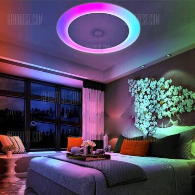 $89 flashsale for X816Y – 48W – LY – YXAA Music Color Changing Ceiling Light, Smart Bluetooth APP AC 220V  –  WHITE from GearBest