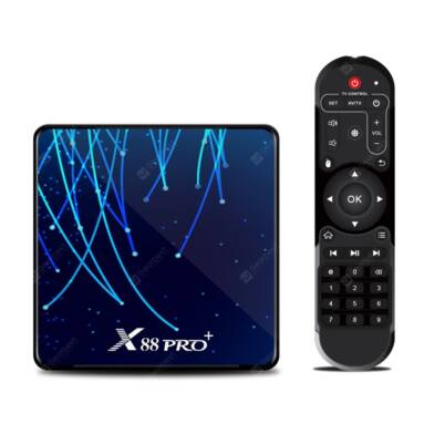 €42 with coupon for X88 Pro+ Android 9.0 Smart 4K TV Box – Multi-A 4GB RAM+32GB ROM EU Plug from GEARBEST