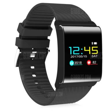 $22 flash sale for X9 PRO Heart Rate Smartband  –  BLACK from GearBest