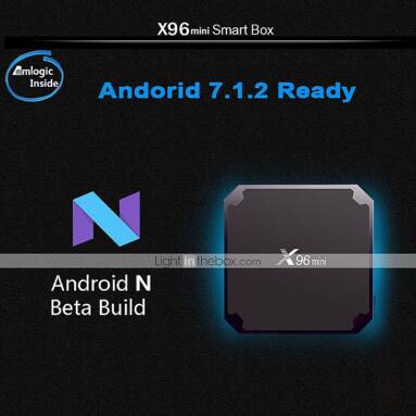 €21 flashsale for X96 mini Android7.1.1 TV Box Amlogic S905W Quad Core 1GB RAM 8GB ROM Quad Core from LightInTheBox